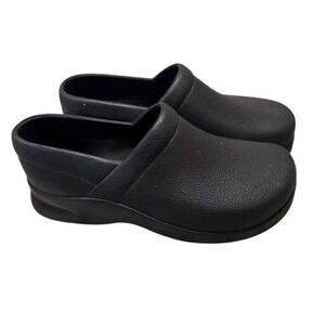 Klogs USA Womens Black Slip Resistant Work Clogs Shoes Size 8W